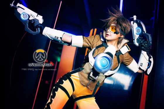 overwatch cosplay Tracer01