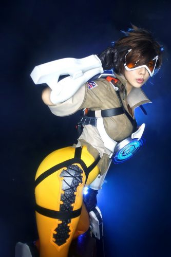 overwatch cosplay Tracer02