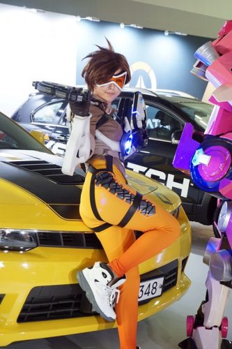 overwatch cosplay Tracer03